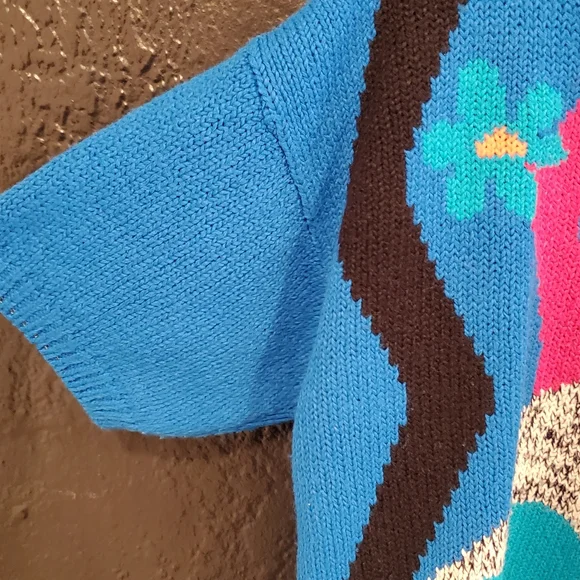 Vintage short sleeve sweater - Picture 2 of 5